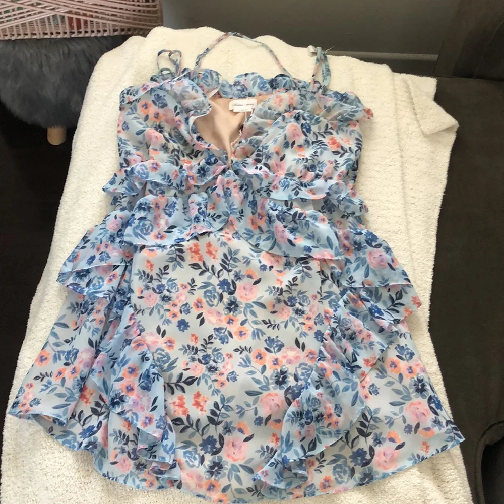 Lovers + Friends | Rae Floral Ruffle Dress - Picture 8 of 10
